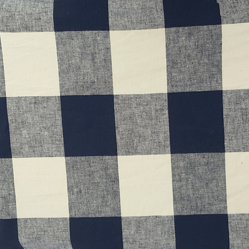 Linen Cotton Buffalo Check Yarn Dye