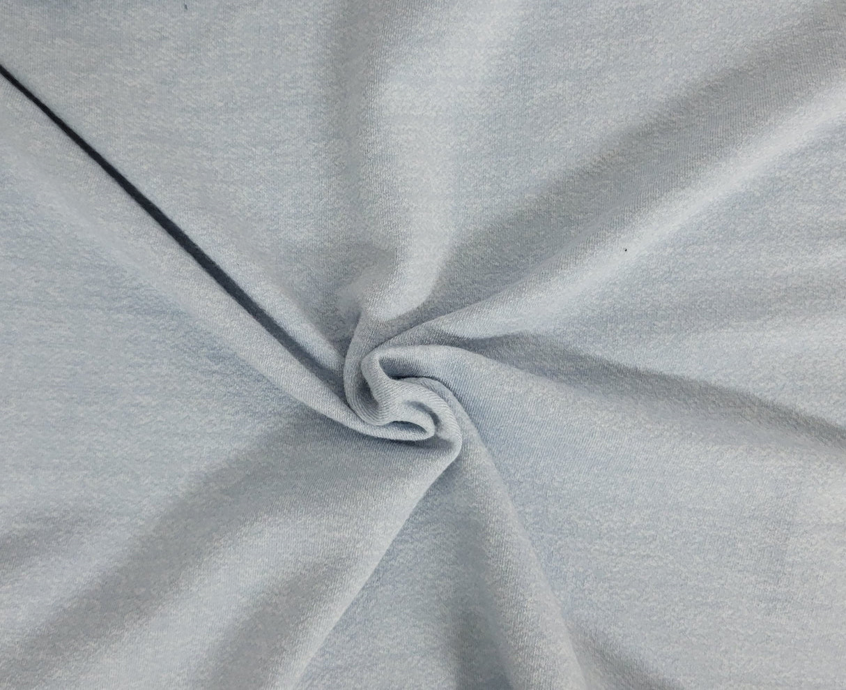 French Terry Knit Powder Blue