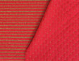 Double Knit Reversible Red Gold Stripe