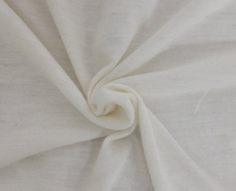 Wool Blend Jersey Knit Ivory