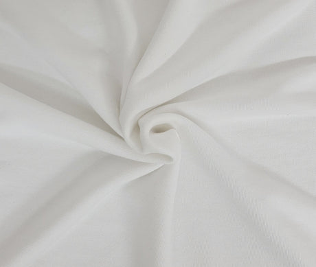Cotton French Terry Knit White 460GSM