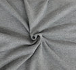 Cotton French Terry Knit Dark Heather Gray