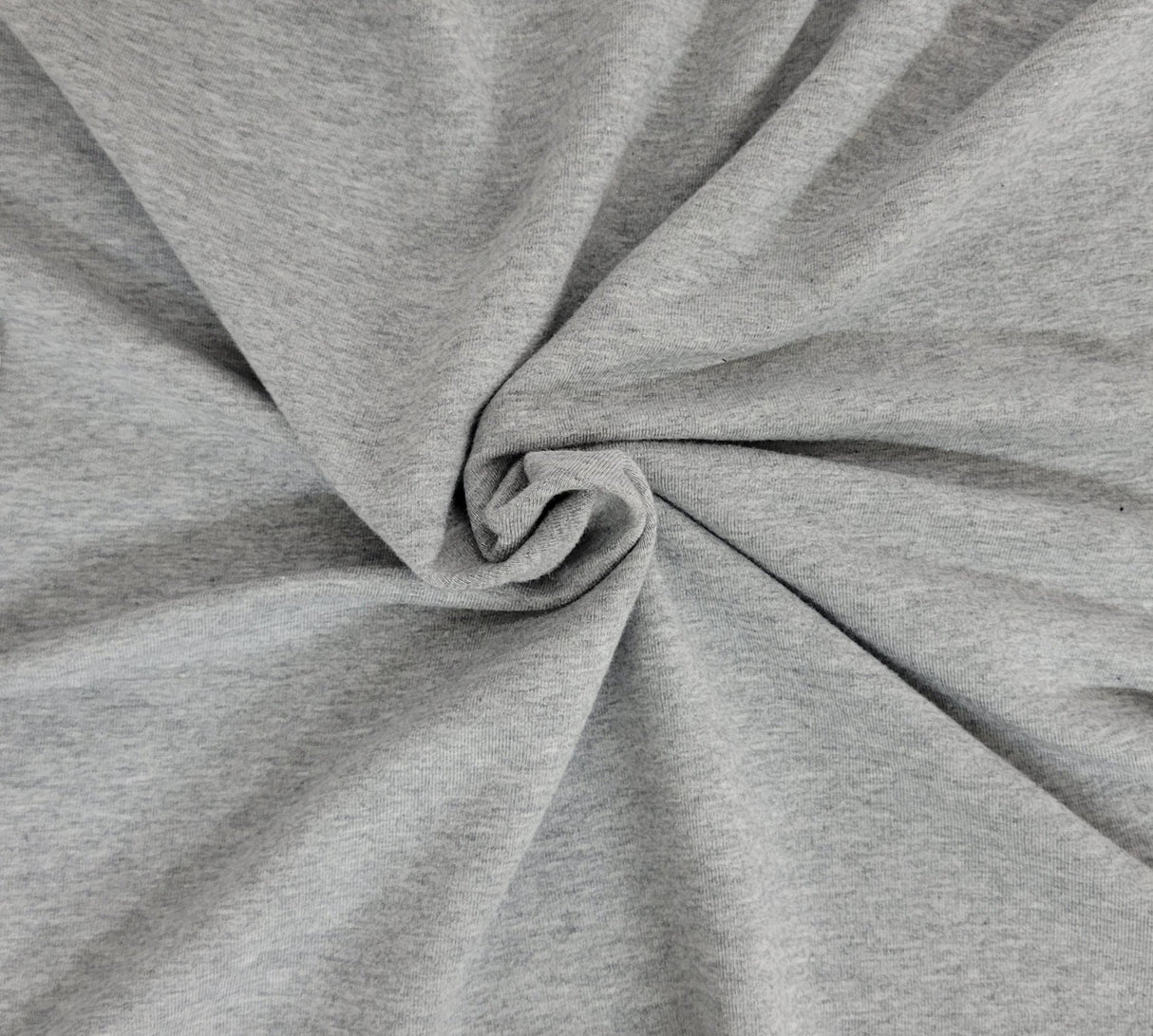 French Terry Heather Gray Modal Cotton Spandex