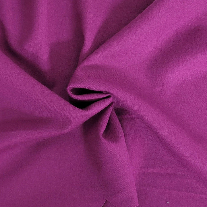 Wool Suiting Fabric Fuchsia