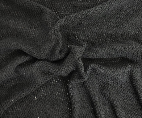 Cotton Sweater Knit Black