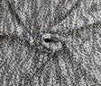 Sweater Knit Black White Yarn Dye