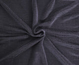 French Terry Knit Eggplant Cotton Rayon Blend