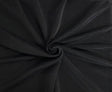 French Terry Knit Black Cotton Rayon Blend