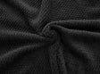 Minky Sherpa Black Dimple Dot