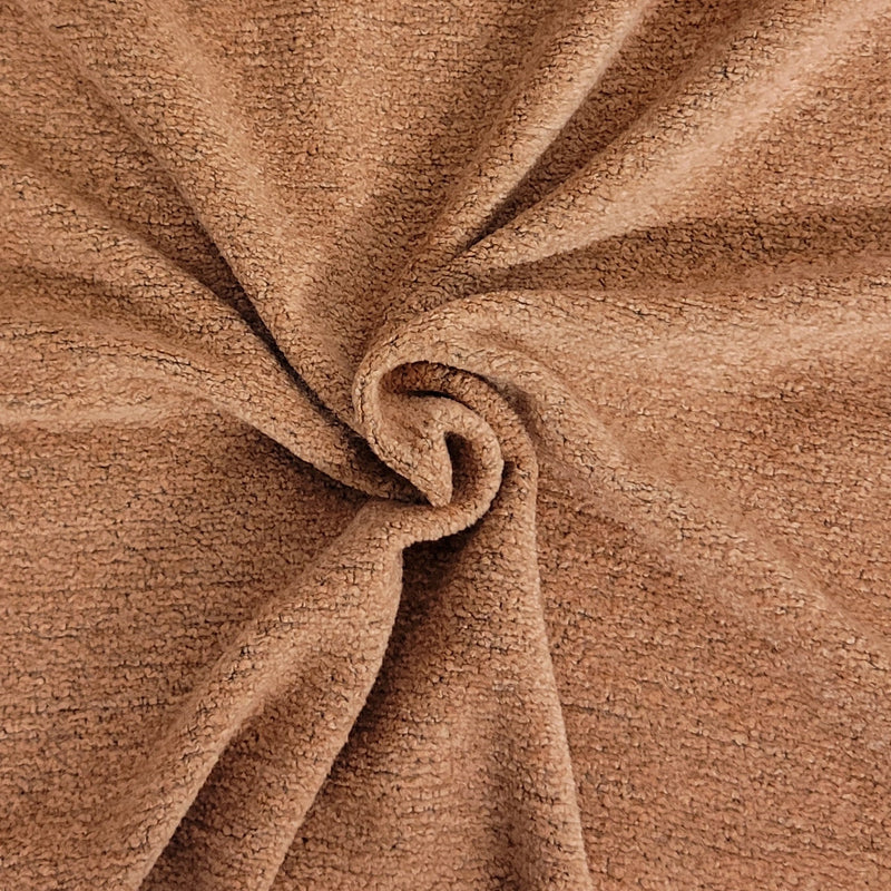 Sherpa Fleece Knit Black Sherbet Melon