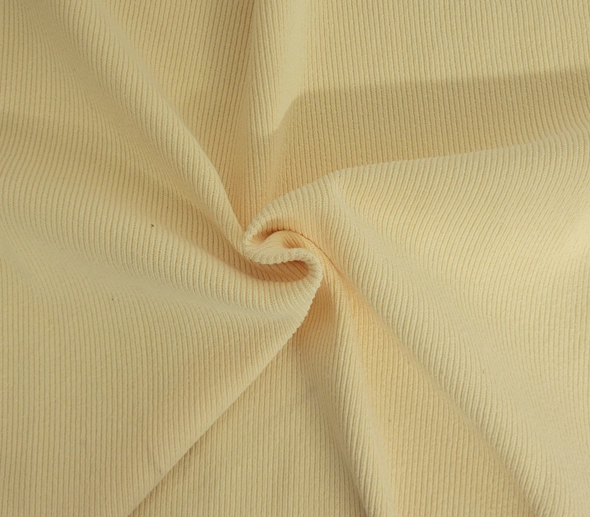 Cotton Spandex 1x1 Rib Banana Yellow