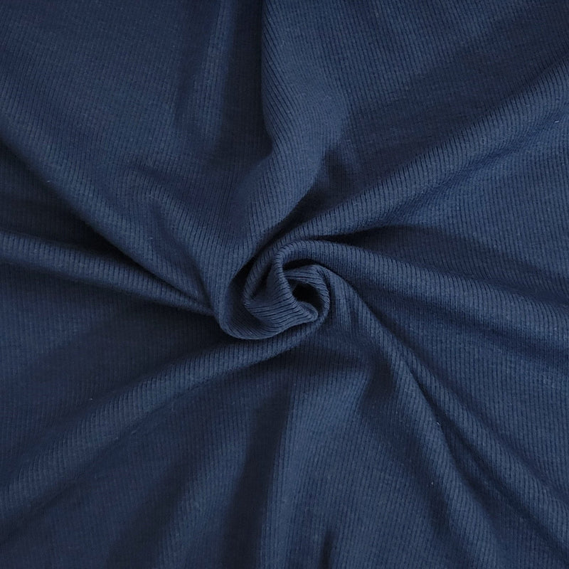 Navy Rib Modal Cotton Spandex