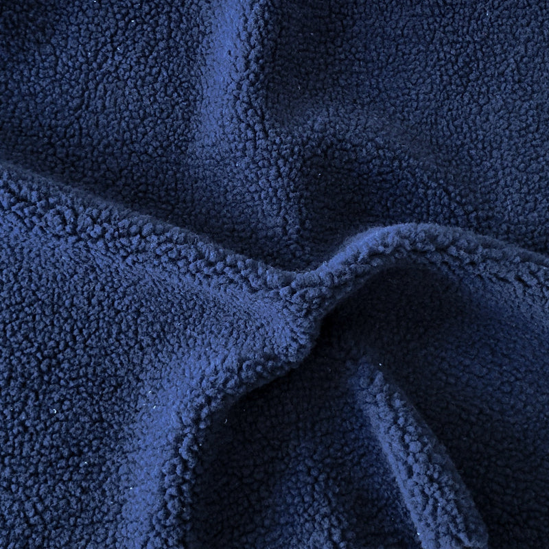 Sherpa Fleece Knit Navy