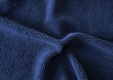 Sherpa Fleece Knit Navy