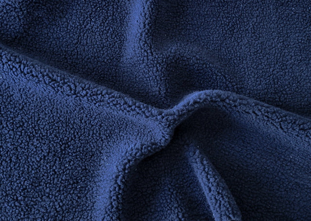 Sherpa Fleece Knit Navy