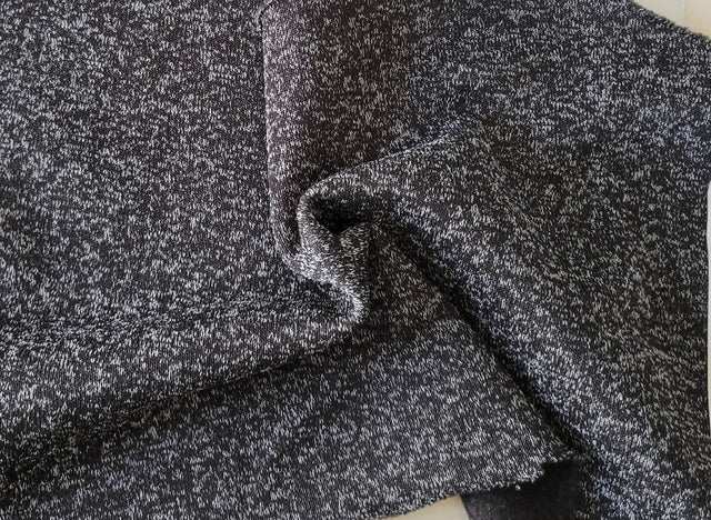 Fleece Knit Heather Black