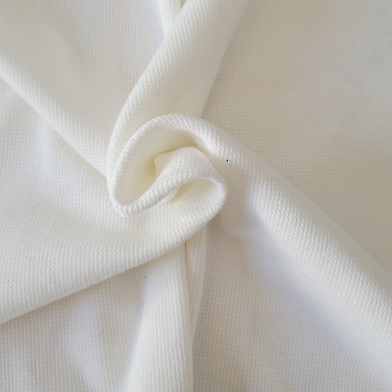 Thermal Knit Waffle Off White