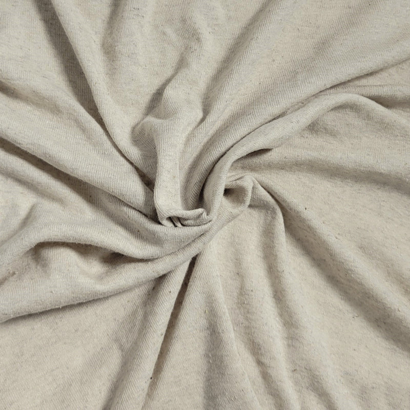 Linen Cotton Jersey Knit Natural