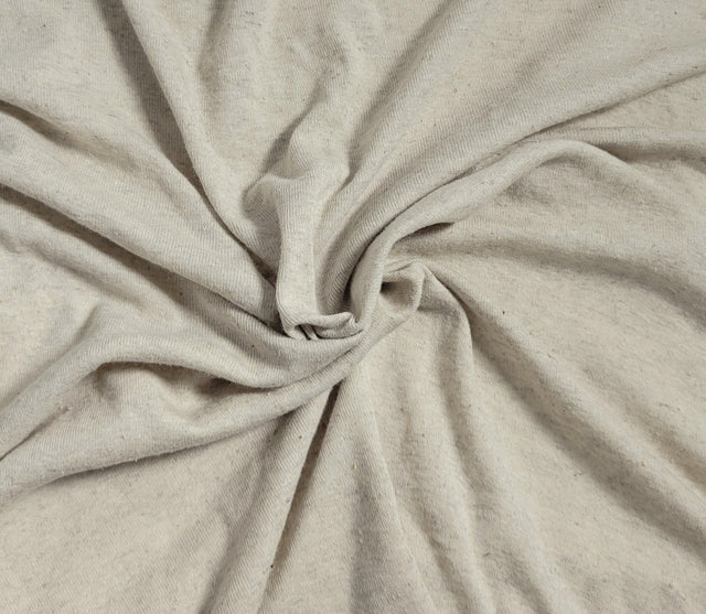 Linen Cotton Jersey Knit Natural