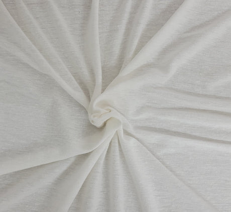 Linen Jersey Off White