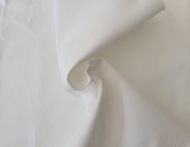 Organic Cotton Spandex Twill PFD Off White