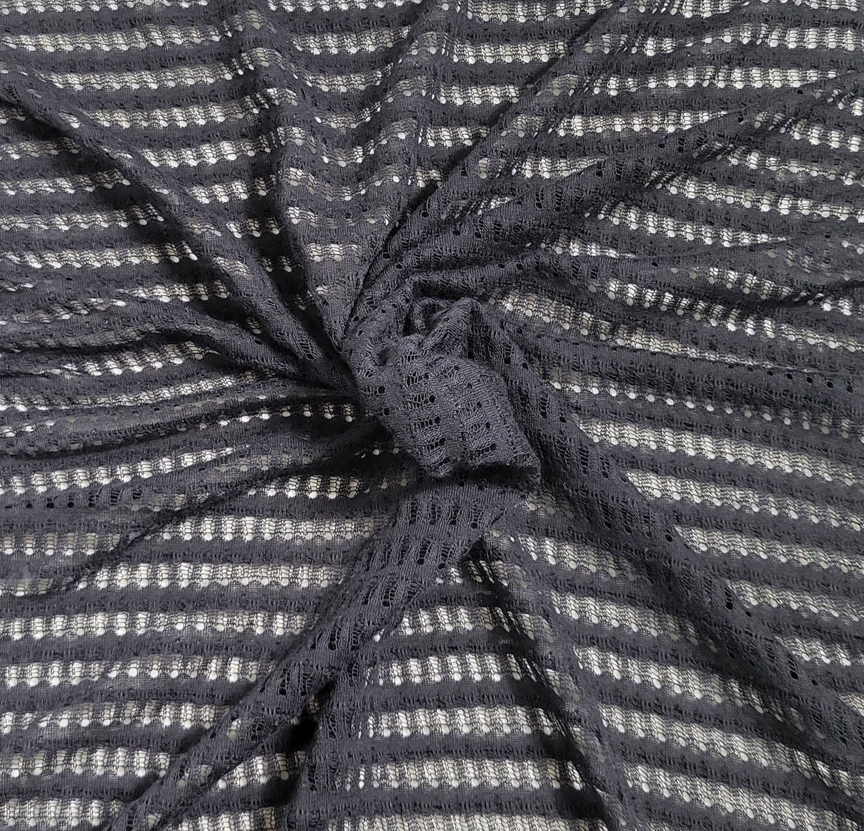 Navy Polyester Sweater Knit