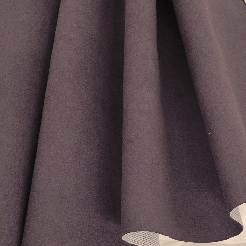 Vegan Suede Purple Backed Fabric