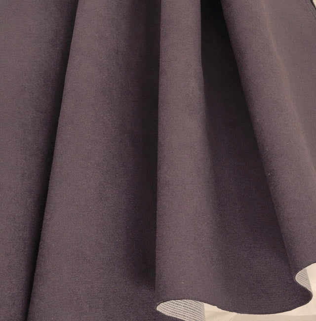 Vegan Suede Purple Backed Fabric
