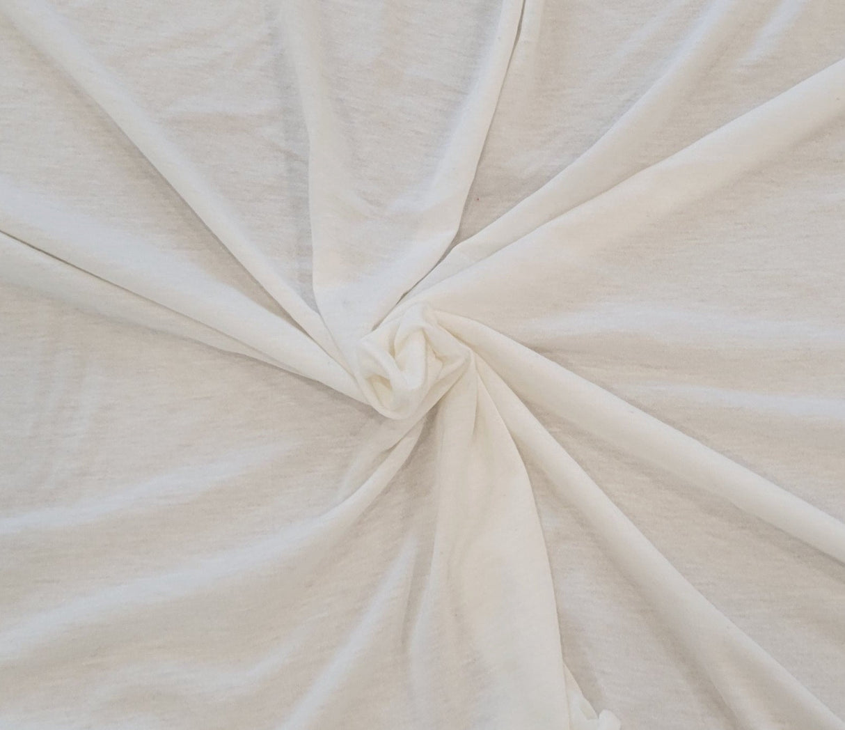 Silk Rayon Cotton Jersey Off White