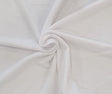 Modal Spandex Fleece White