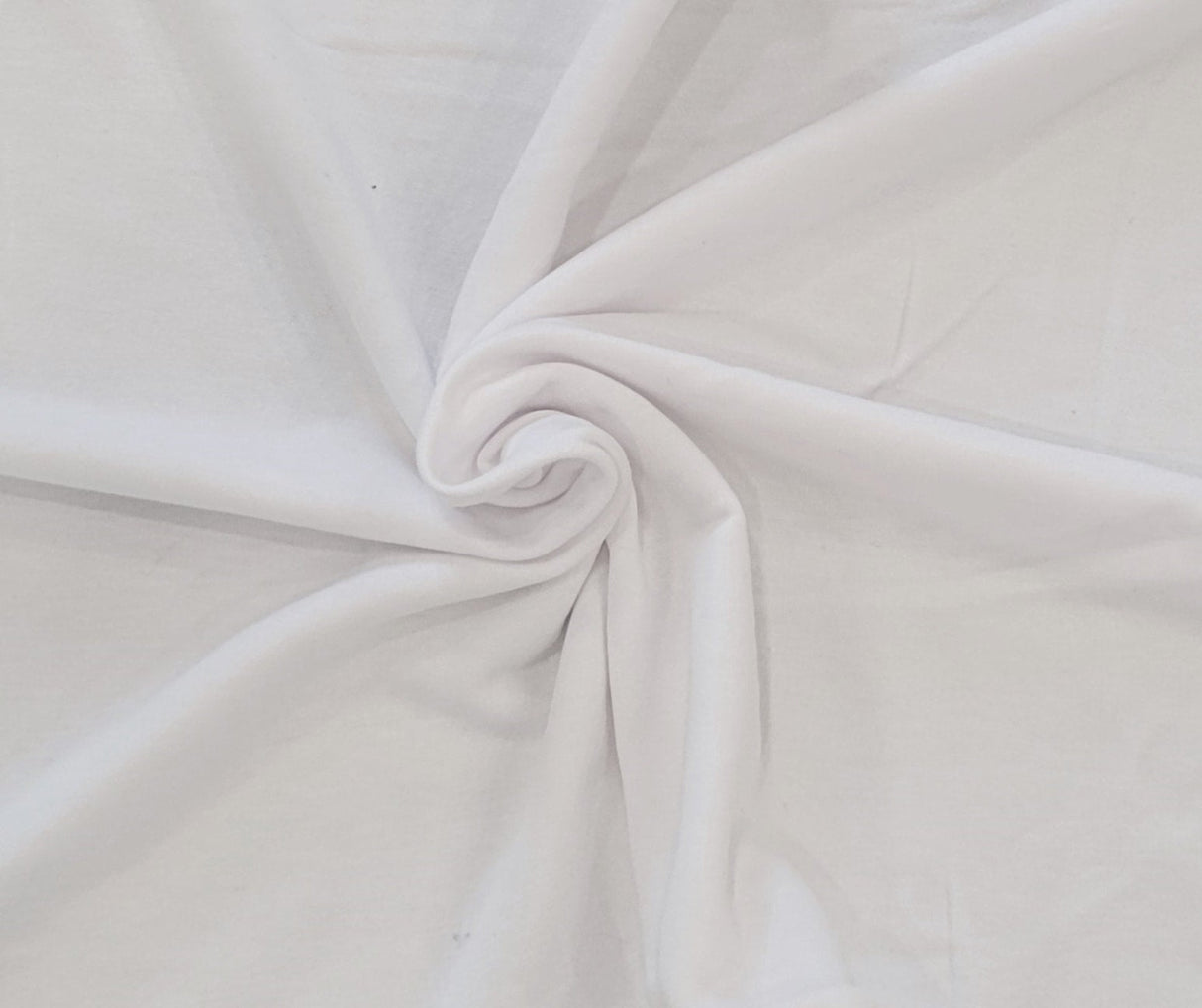 Modal Spandex Fleece White
