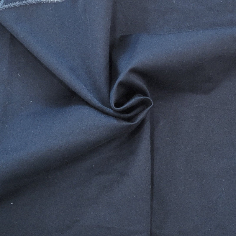 Cotton Twill Satin Finish Navy