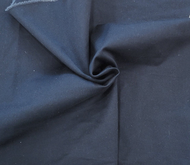 Cotton Twill Satin Finish Navy