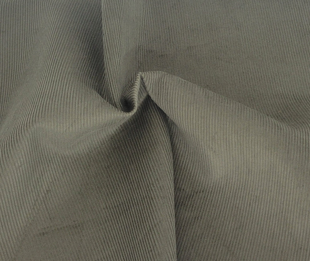 1 Yard Olive Green Cotton Corduroy Fabric Soft Textured Material for Jackets, Pants, and Crafts