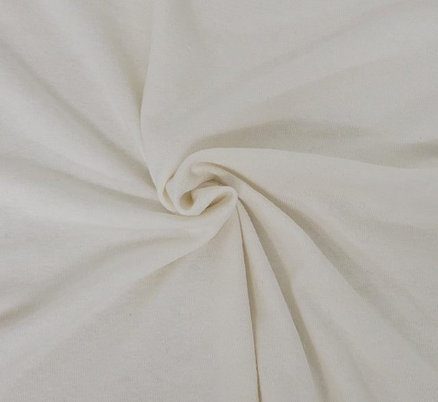 Linen Jersey Knit Off White 340GSM