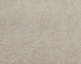 Floral Lace Cream Polyester Fabric
