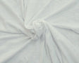 White Cotton Slub Jersey Knit