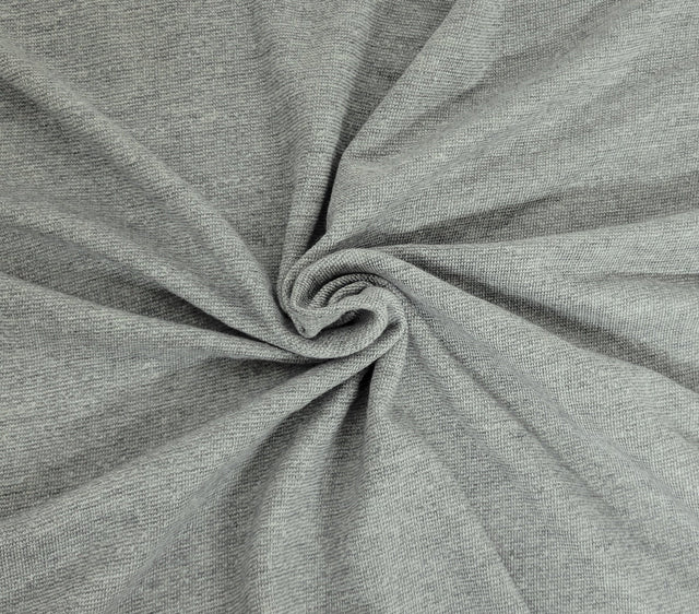 French Terry Knit Heather Gray