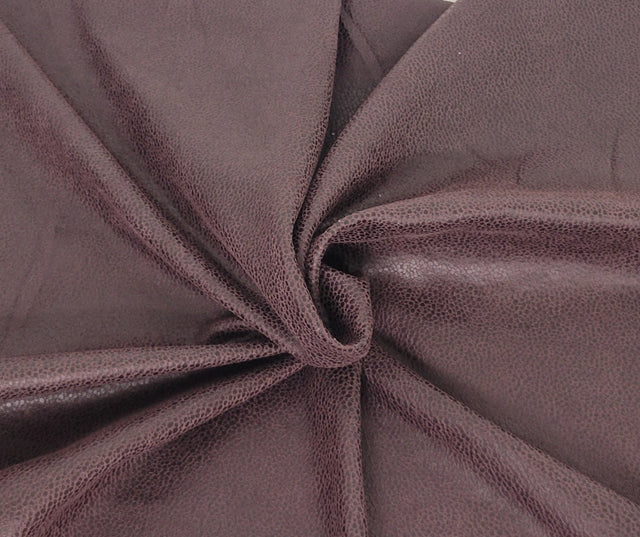 Stretchy Vegan Soft Leather Plum