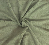 Cotton Crochet Knit Lace Sage