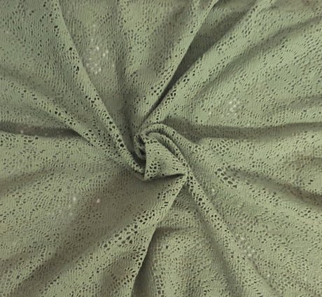 Cotton Crochet Knit Lace Sage