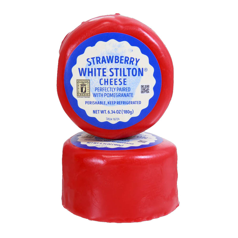 Strawberry White Stilton Cheese Sweet Creamy Fruity Cheese