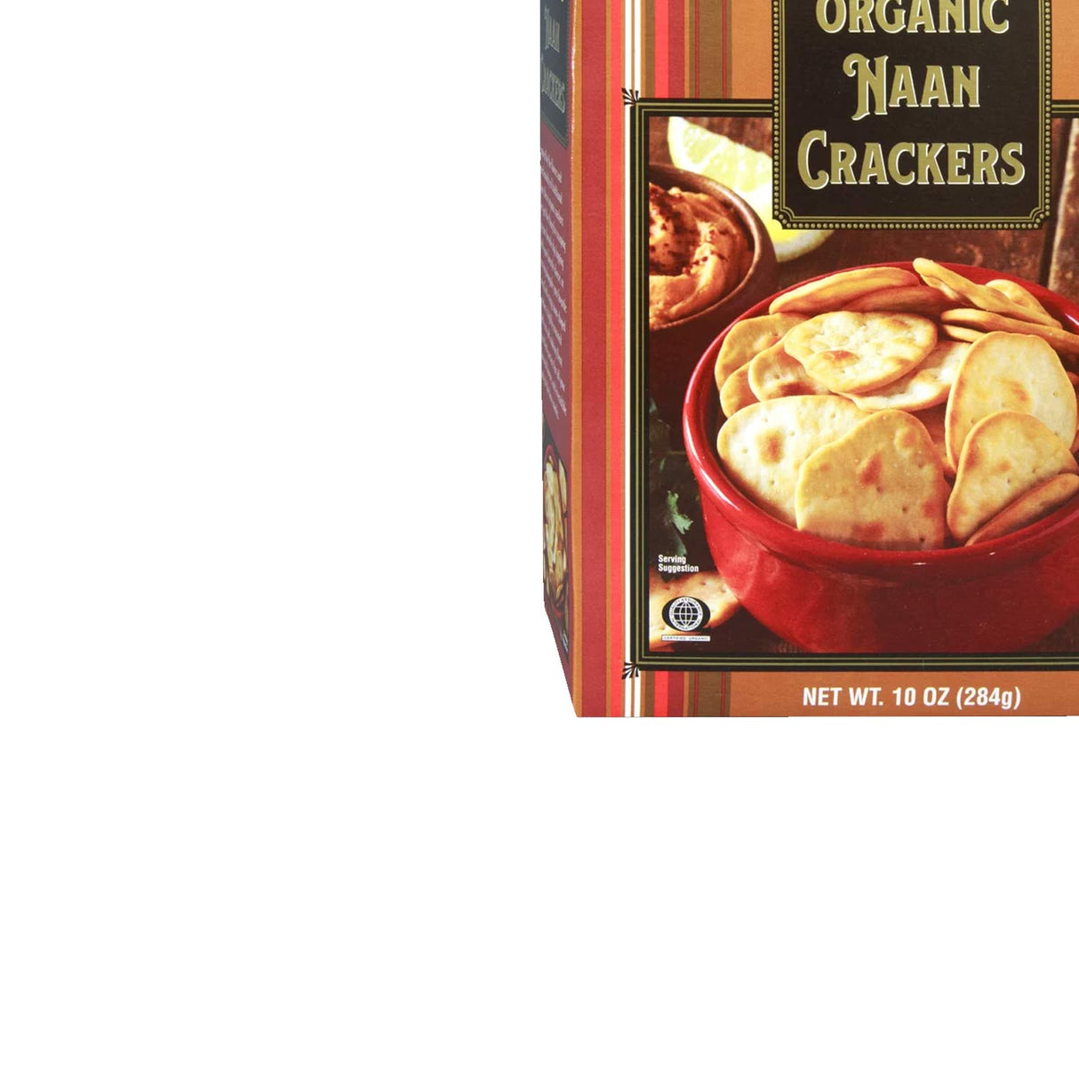 Trader Joe's Organic Naan Crackers Perfect for Dipping 10 Oz