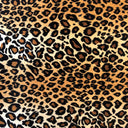 Printed Stretch Velvet Safari Fabric