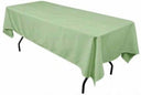 Mantel rectangular de poliéster 60x144 pulgadas – mantel duradero y reutilizable para bodas, fiestas, banquetes y eventos  
