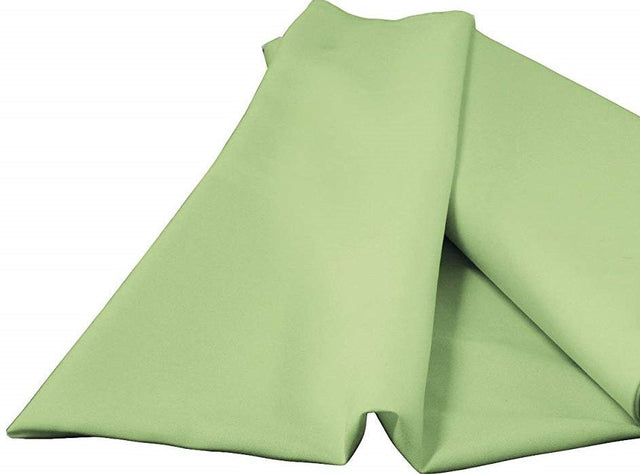 Sage Polyester Poplin Fabric - Sage Solid, 58" Width (1 Yard)