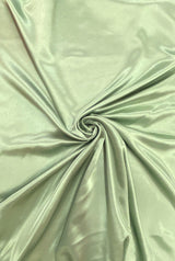 Crepe Satin Polyester Fabric - Sage, 58" Width (1 Yard)