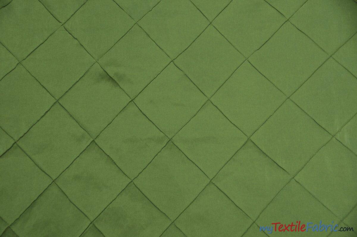 Taffeta Pintuck Fabric - 4" X 4" Diamond Pattern, 58" Width, Multiple Colors (1 Yard)