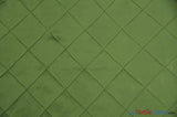 Taffeta Pintuck Fabric - 4" X 4" Diamond Pattern, 58" Width, Multiple Colors (1 Yard)