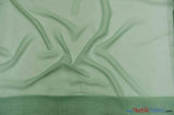 Double Georgette 100 Percent Polyester Fabric - Sheer Crepe Texture, 60" Width, Multiple Colors (1 Yard)